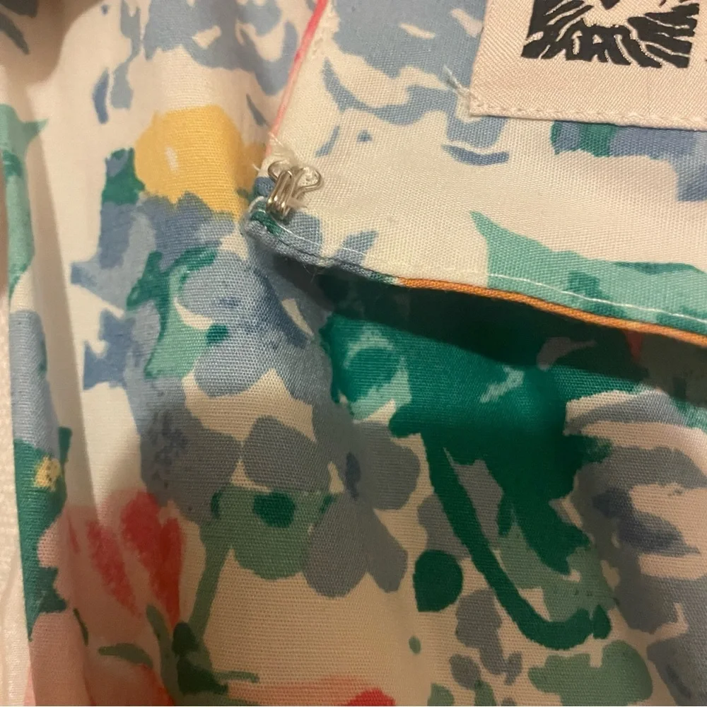 Anne Klein V Neck Calf Length Dress NWT NEW Floral Dress Size M - Picture 6 of 6